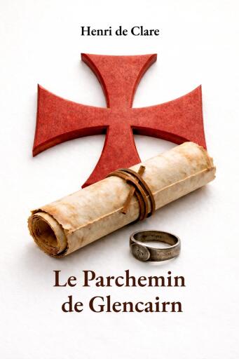 Portada del libro «Le Parchemin de Glencairn», de Henri de Clare