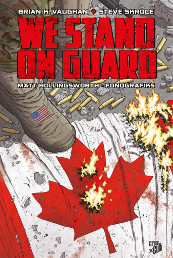 Portada del libro «We stand on Guard», de Brian K. Vaughan