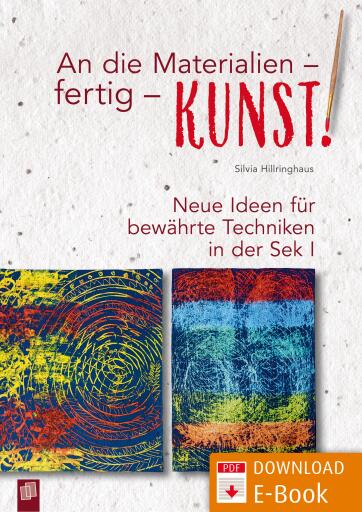 Portada del libro «An die Materialien - fertig - KUNST!», de Silvia Hillringhaus
