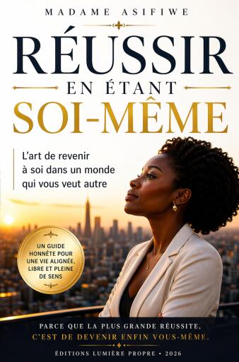 Portada del libro «RÉUSSIR EN ÉTANT SOI-MÊME», de Madame Asifiwe