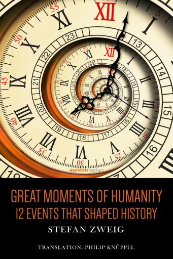 Portada del libro «Great Moments of Humanity», de Stefan Zweig