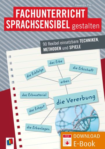 Portada del libro «Fachunterricht sprachsensibel gestalten», de Alexandra Piel