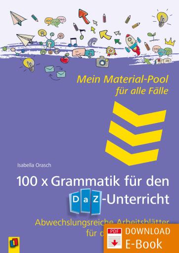 Portada del libro «100 x Grammatik für den DAZ-Unterricht», de Isabell Orasch