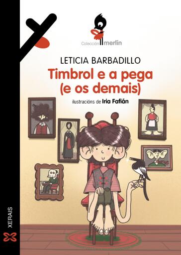 Portada del libro «Timbrol e a pega (e os demais)», de Leticia Barbadillo