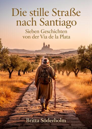 Portada del libro «Die stille Straße nach Santiago», de Britta Söderholm