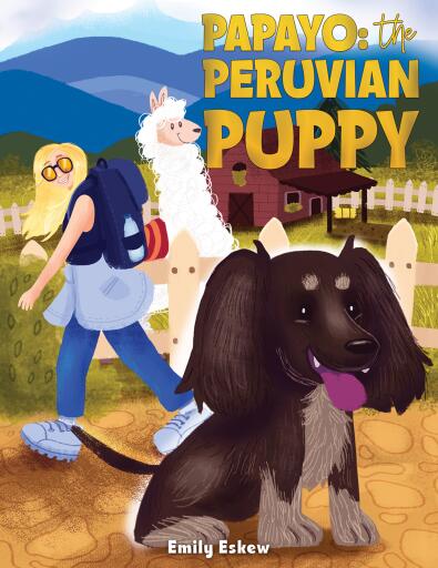 Portada del libro «Papayo: The Peruvian Puppy», de Emily Eskew