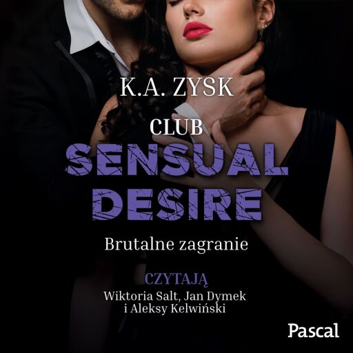 Portada del audiolibro «Brutalne zagranie», de K.A. Zysk