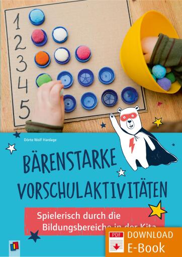 Portada del libro «Bärenstarke Vorschulaktivitäten», de Dörte Wolf Hardage