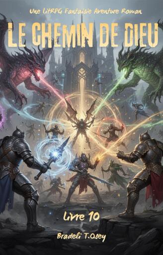 Portada del libro «Le chemin de Dieu:Une LitRPG Fantaisie Aventure Roman(Livre 10)», de Bradeli T.Osey