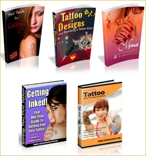 Portada del libro «5 Ebooks: Alles Wissenswerte über Tattoos.», de Otmar Trierweiler