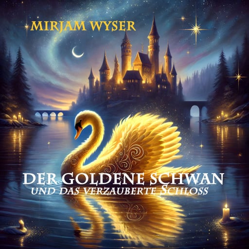 Portada del audiolibro «Der goldene Schwan», de Mirjam Wyser