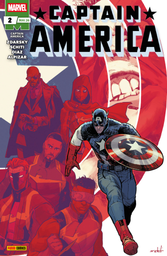 Portada del libro «CAPTAIN AMERICA 2», de Chip Zdarsky