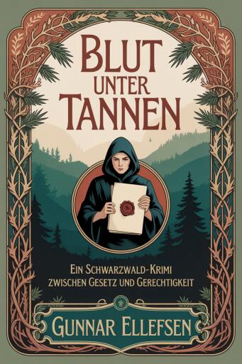 Portada del libro «Blut unter Tannen», de Gunnar Ellefsen