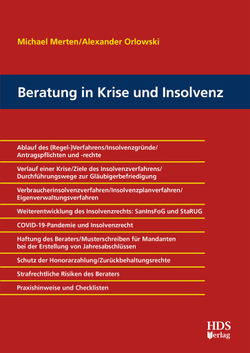 Portada del libro «Beratung in Krise und Insolvenz», de Michael Merten, Alexander Orlowski