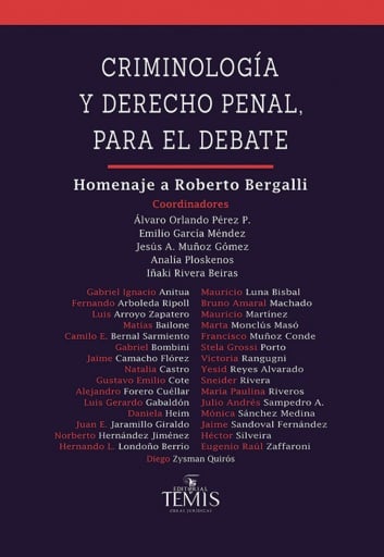 Criminología y derecho penal para el debate