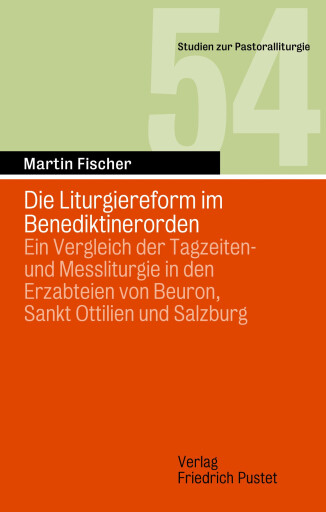 Portada del libro «Die Liturgiereform im Benediktinerorden», de Martin Fischer