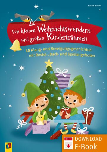 Portada del libro «Von kleinen Weihnachtswundern und großen Kinderträumen», de Kathrin Becker