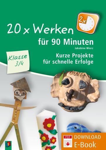 Portada del libro «20 x Werken für 90 Minuten – Klasse 3/4», de Jakobine Wierz