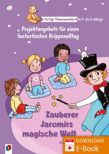 Portada del libro «Zauberer Jaromirs magische Welt», de Eva Danner