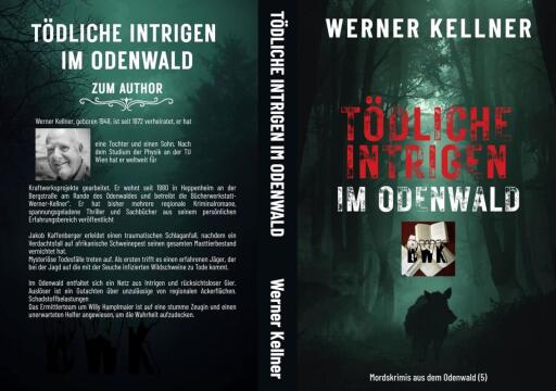 Portada del libro «Tödliche Intrigen im Odenwald», de Werner Kellner