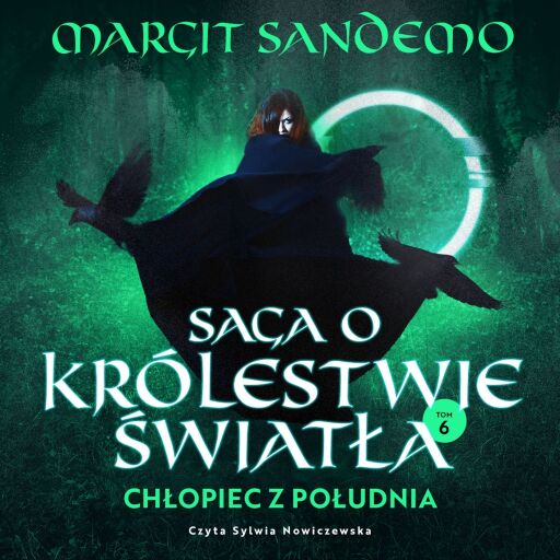 Portada del audiolibro «Chłopiec z Południa», de Margit Sandemo