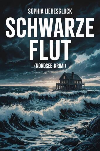 Portada del libro «Schwarze Flut:Nordsee-Krimi», de Sophia Liebesglück