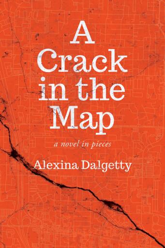 Portada del libro «A Crack in the Map», de Alexina Dalgetty