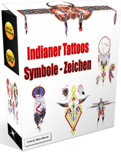 Portada del libro «Indianer – Symbole – Zeichen – Tattoo Vorlagen.», de Otmar Trierweiler