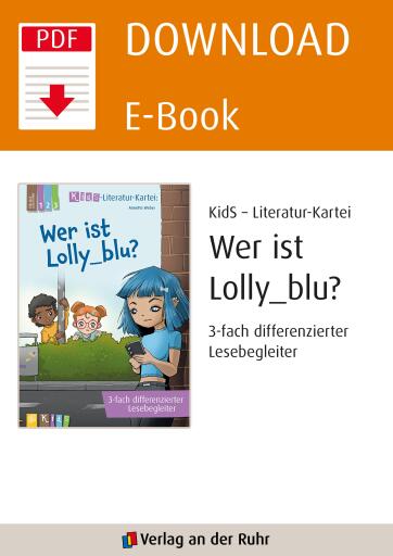 Portada del libro «Wer ist Lolly_blu? – 3-fach differenzierter Lesebegleiter», de Annette Weber