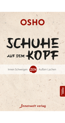 Portada del libro «Schuhe auf dem Kopf», de Osho