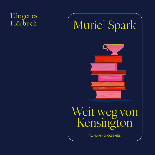 Portada del audiolibro «Weit weg von Kensington», de Muriel Spark