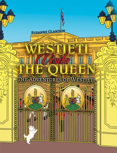 Portada del libro «Westieti Visits the Queen», de Suzanne Glandon