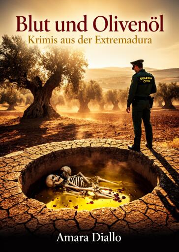 Portada del libro «Blut und Olivenöl», de Amara Diallo