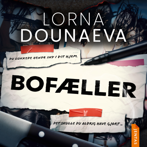 Portada del audiolibro «Bofæller», de Lorna Dounaeva