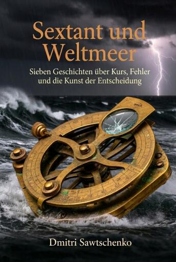 Portada del libro «Sextant und Weltmeer», de Dmitri Sawtschenko