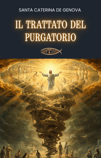 Portada del libro «Il trattato del purgatorio», de Santa Caterina de Genova