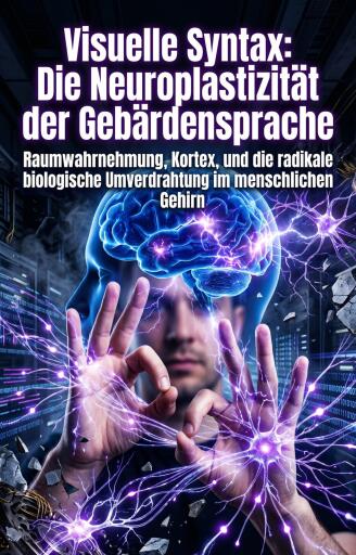 Portada del libro «Visuelle Syntax: Die Neuroplastizität der Gebärdensprache», de Veronique Textor