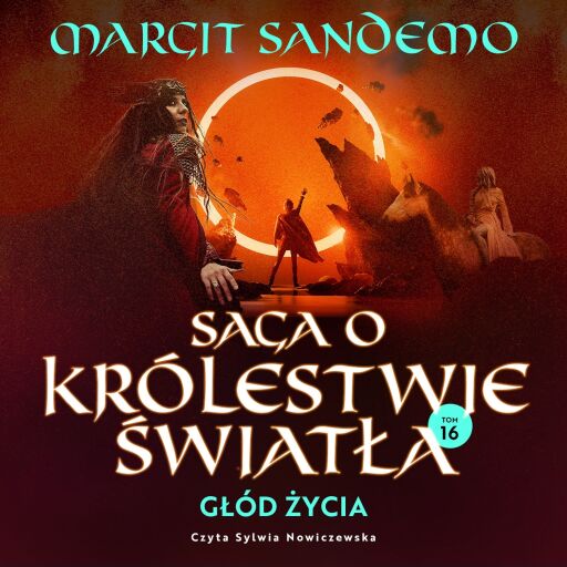 Portada del audiolibro «Głód życia», de Margit Sandemo