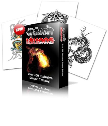 Portada del libro «Drachen Tattoos - Dragon Tattoos.», de Otmar Trierweiler