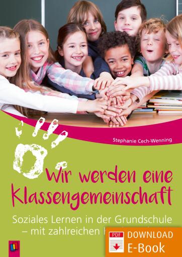 Portada del libro «Wir werden eine Klassengemeinschaft», de Stephanie Cech-Wenning