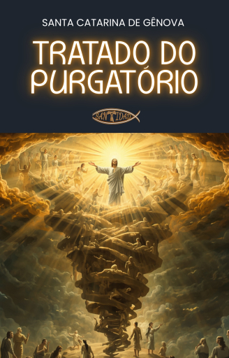 Portada del libro «Tratado do purgatório», de Santa Catarina de Génova