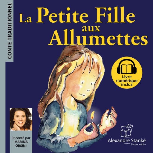Portada del audiolibro «La Petite Fille aux Allumettes», de Hans Christian Andersen