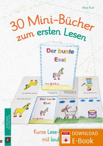 Portada del libro «30 Mini-Bücher zum ersten Lesen», de Aline Kurt