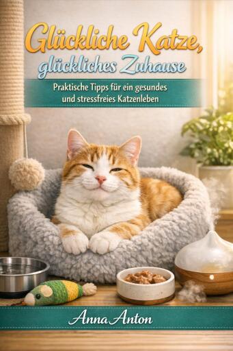 Glückliche Katze, glückliches Zuhause