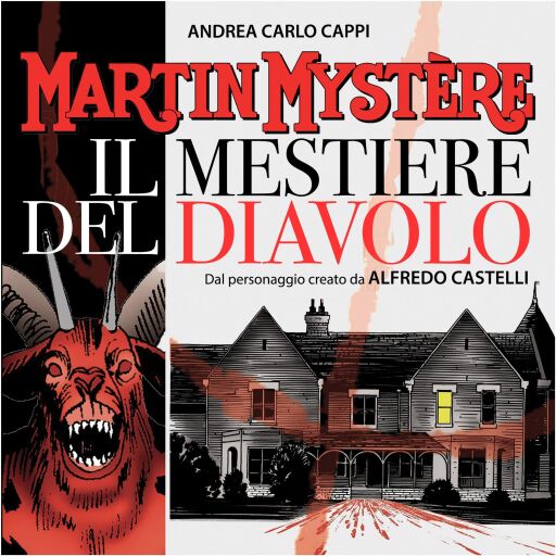 Portada del audiolibro «Martin Mystère. Il mestiere del diavolo», de Andrea Carlo Cappi