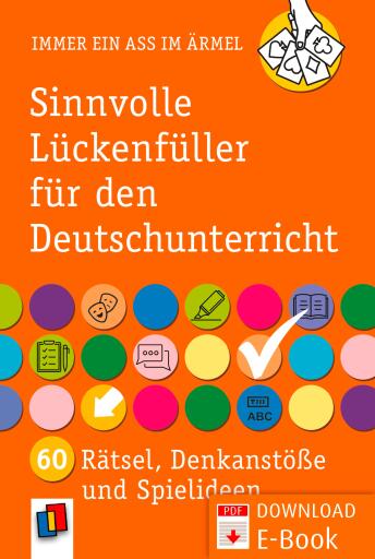 Portada del libro «Sinnvolle Lückenfüller für den Deutschunterricht», de Ingrid Semmelmann