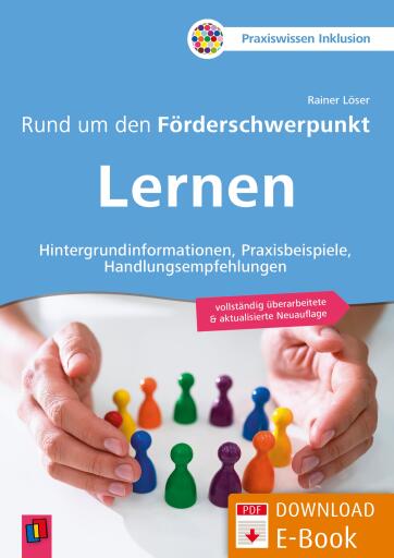 Portada del libro «Rund um den Förderschwerpunkt Lernen», de Rainer Löser