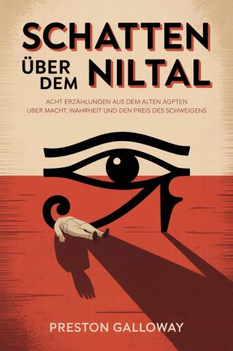 Portada del libro «Schatten über dem Niltal», de Preston Galloway