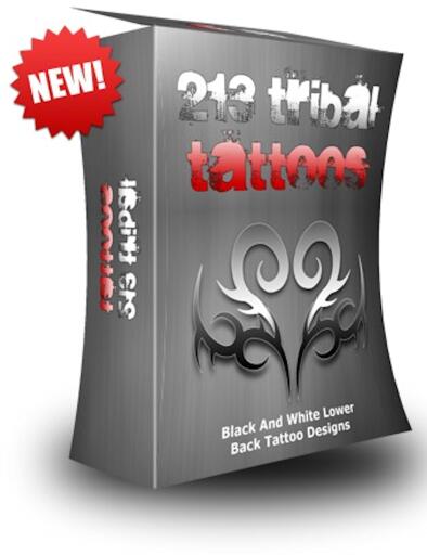 Portada del libro «Tribal Tattoos, 213 erstklassige Tribal Tattoo Vorlagen.»
