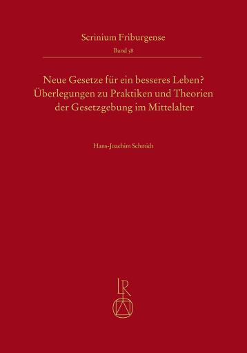 Portada del libro «Neue Gesetze für ein besseres Leben?»